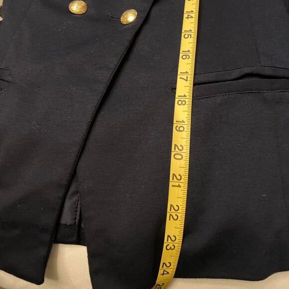 The Limited - Navy and Blue Military Blazer Jacket - Picture 7 of 8